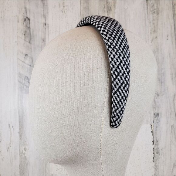 Houndstooth Padded Headband - Picture 1 of 3